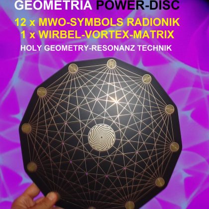 Tesserakt Energie Booster Scheibe | Room-Harmonizer | Biofeld Lebensfeld-Konverter | Aura-Schutz | Bioresonanz | Hausharmonisierung | MWO Lakovsky | Radionik | Skalarwellen-Antenne-Mini Pro 5G