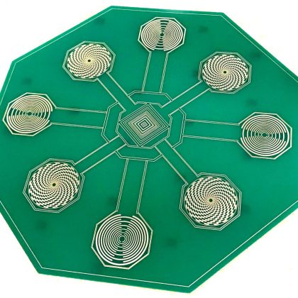 Merkaba Platte | Room-Harmonizer | Biofeld Lebensfeld-Konverter | Aura-Schutz | Bioresonanz | Hausharmonisierung | MWO Lakovsky | Radionik | Skalarwellen-Antenne-Mini Pro 5G