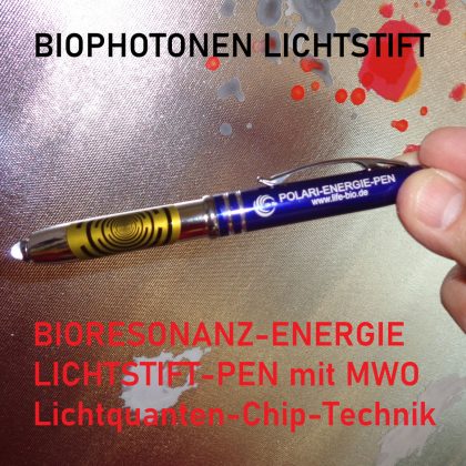 Polari Energie-Pen | IOXI-CHI| Lebensfeld-Konverter | Frequenzgerät | Hausharmonisierung | MWO-Ring-Symbol