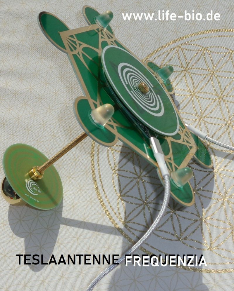 Teslaantenne Frequenzia | Strahlenfrei Wohnen | EMF-Schutz 5G | Hausharmoniesierung | Frequenzgerät | Erdstrahlenschutz | Tesla-Antenne