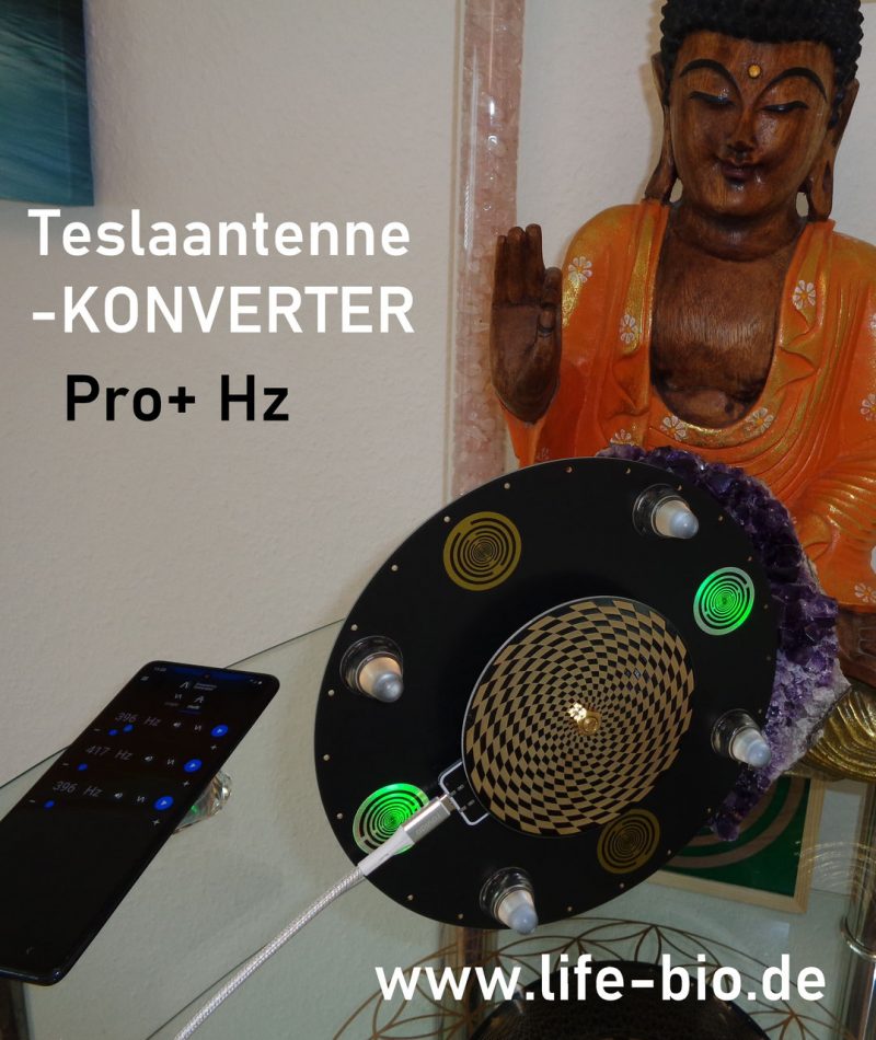 Teslaantenne Haus-Konverter | Strahlenfrei Wohnen | EMF-Schutz 5G | Hausharmoniesierung | Frequenzgerät | Erdstrahlenschutz | Tesla-Antenne