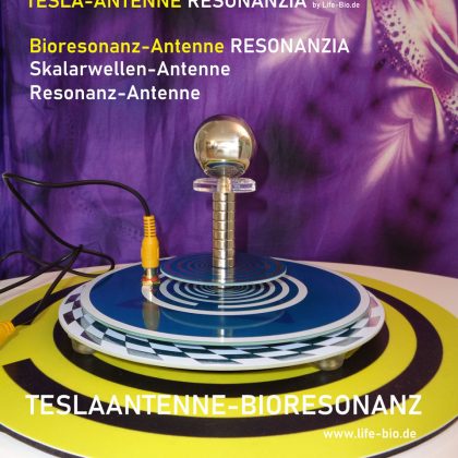 Teslaantenne Resonanzia | Strahlenfrei Wohnen | EMF-Schutz 5G | Hausharmoniesierung | Frequenzgerät | Erdstrahlenschutz | Tesla-Antenne