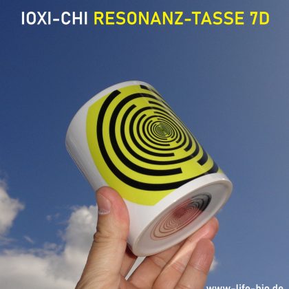 Bioresonanz-Tasse | IOXI-CHI| Lebensfeld-Konverter | Frequenzgerät | Hausharmonisierung | MWO-Ring-Symbol