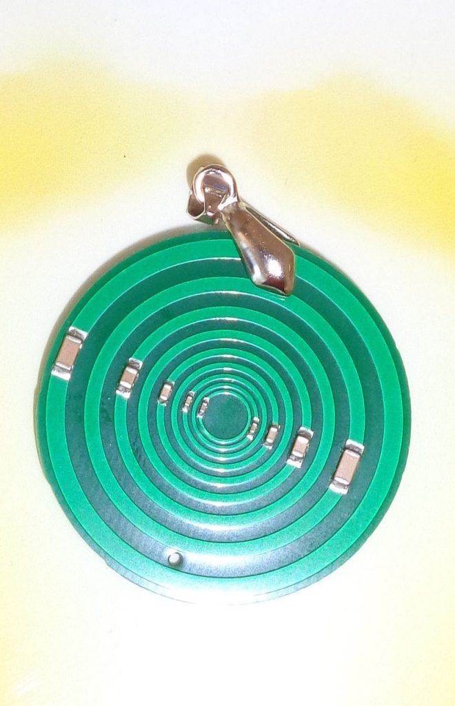 Polari-MWO-Anhänger-Holo | Energieanhänger | Aura-Schutz | Harmonisierung | Elektrosmog-Schutz