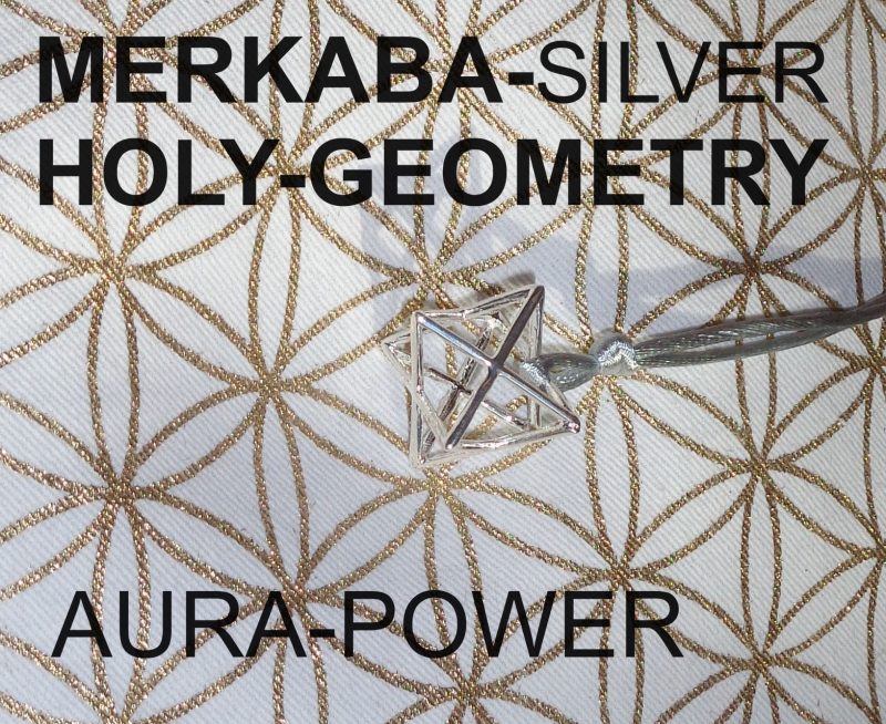 Merkaba-Anhänger 3D | Heilige Geometrie | Aura-Schutz | Energie-Anhänger