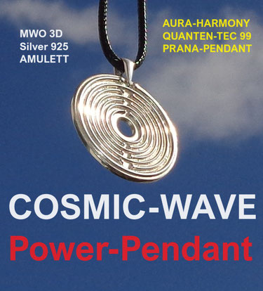 Cosmic Wave Pendant | Energieanhänger | Aura-Schutz | Harmonisierung | Elektrosmog-Schutz