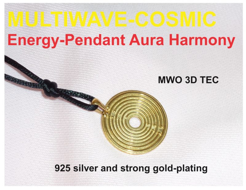 Cosmic Wave Pendant | Energieanhänger | Aura-Schutz | Harmonisierung | Elektrosmog-Schutz