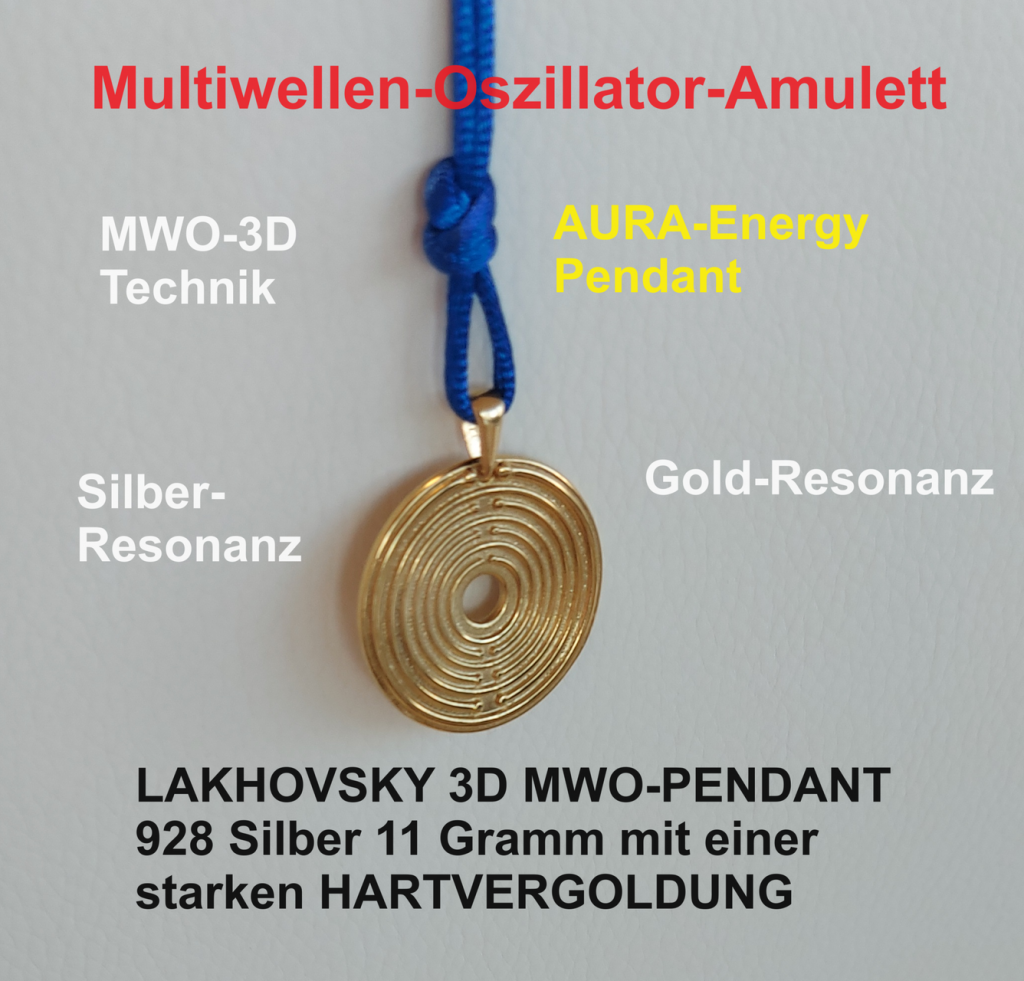 Cosmic Wave Pendant | Energieanhänger | Aura-Schutz | Harmonisierung | Elektrosmog-Schutz