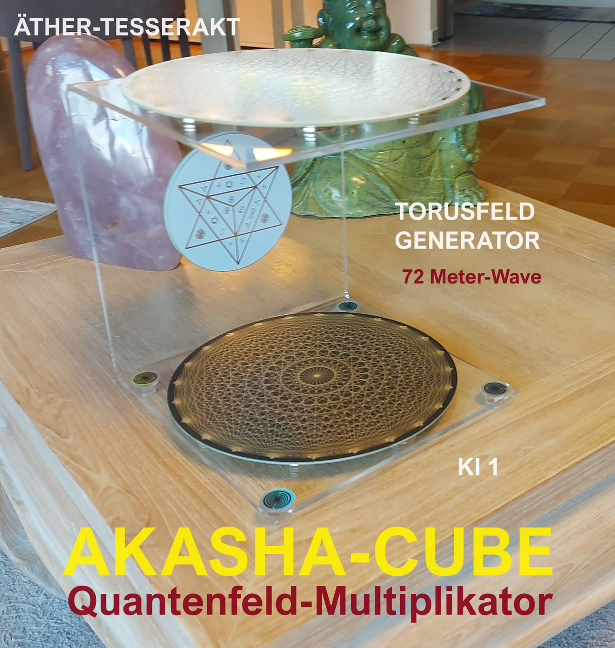 Akasha-Cube | Quantenfeld-Multiplikator | Energiefeld-Konverter | Quantenfeld-Ladestation für alle Gegenstände