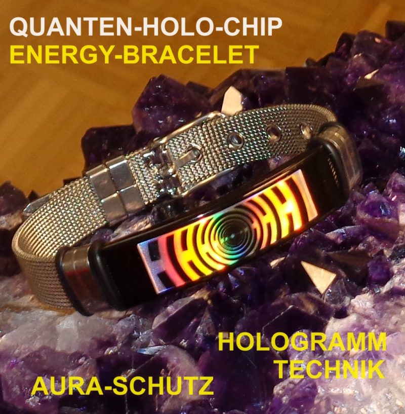 Titan-Quanten-Chip Armband | Energieanhänger | Aura-Schutz | Harmonisierung | Elektrosmog-Schutz