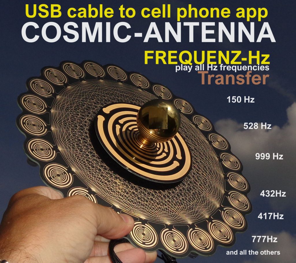 Hz Frequenz Antenne Matrix Tesserakt | Strahlenfrei Wohnen | EMF-Schutz 5G | Hausharmoniesierung | Frequenzgerät | Erdstrahlenschutz | Tesla-Antenne