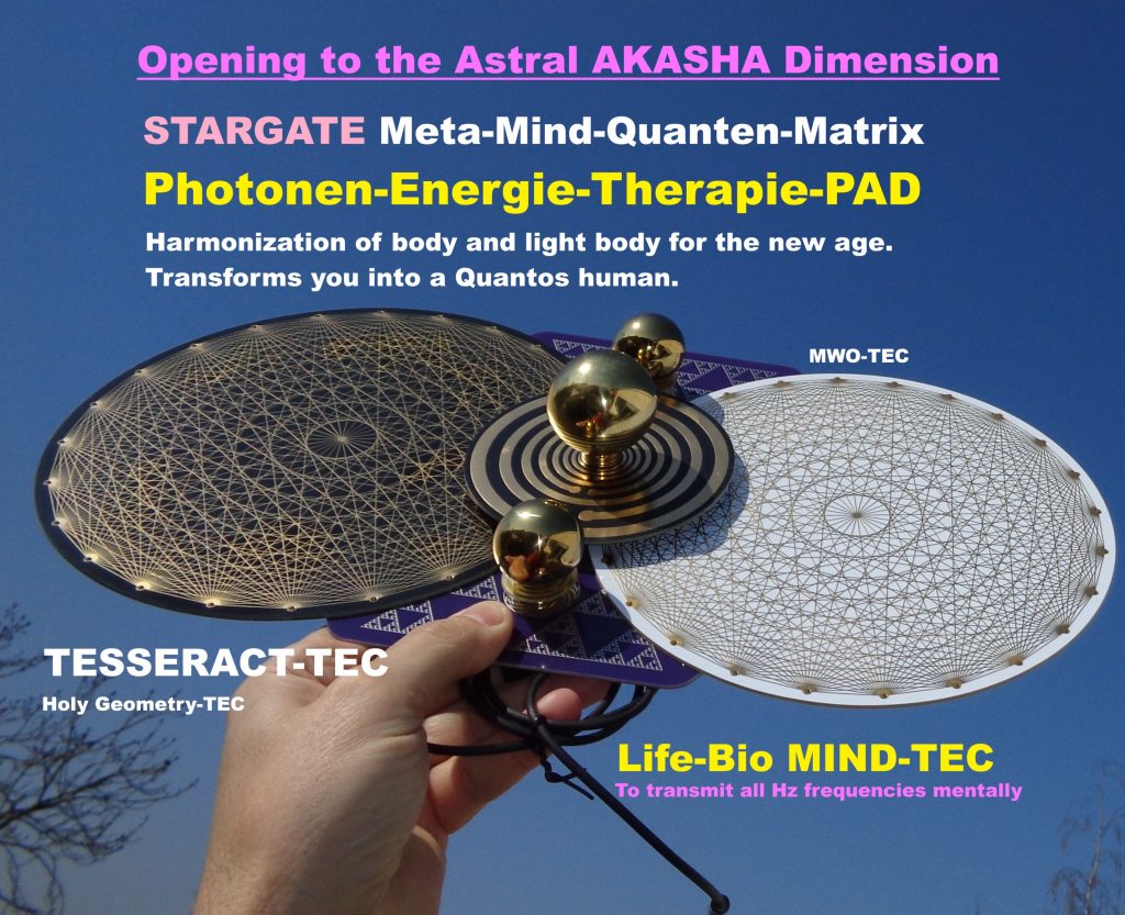 Stargate Meta-Mind Quanten Matrix Energy-Photonenfeld +Astral-Inter-Stellar Chi-Field alle Hz Frequenzen Übertragung Therapie-PAD zwei Hände