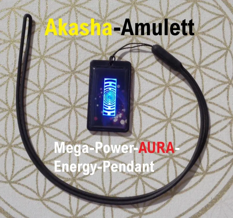 Quantenfeld-Amulett Akasha-Energy Pendant Quanten-Photon-Chip Chi TEC Aura-Harmony Balance Healy-Hologramm forever quantum field connection Nullpunktenergie-Amulett für mehr Lebensenergie mehr Äther-Aura-Energie Lebensenergie um den Körper zu unterstützen.