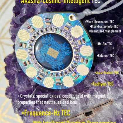 Quantenfeld-Amulett Akasha-Energy Pendant (1) | Energieanhänger | Aura-Schutz | Harmonisierung | Elektrosmog-Schutz