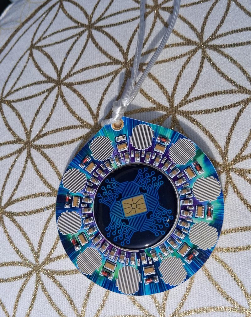 Quantenfeld-Amulett Akasha-Energy Pendant (1) | Energieanhänger | Aura-Schutz | Harmonisierung | Elektrosmog-Schutz