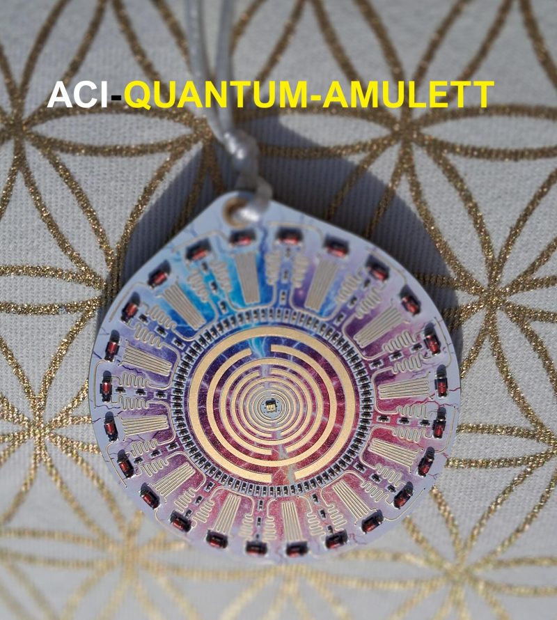 Quantenfeld-Amulett Akasha-Energy Pendant (1) | Energieanhänger | Aura-Schutz | Harmonisierung | Elektrosmog-Schutz