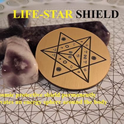 Life Star Shield | mit Aura-Harmonie | Elektrosmog-Schutz | 5G Strahlenschutz | Harmonisierung | EMF Handy-Shield