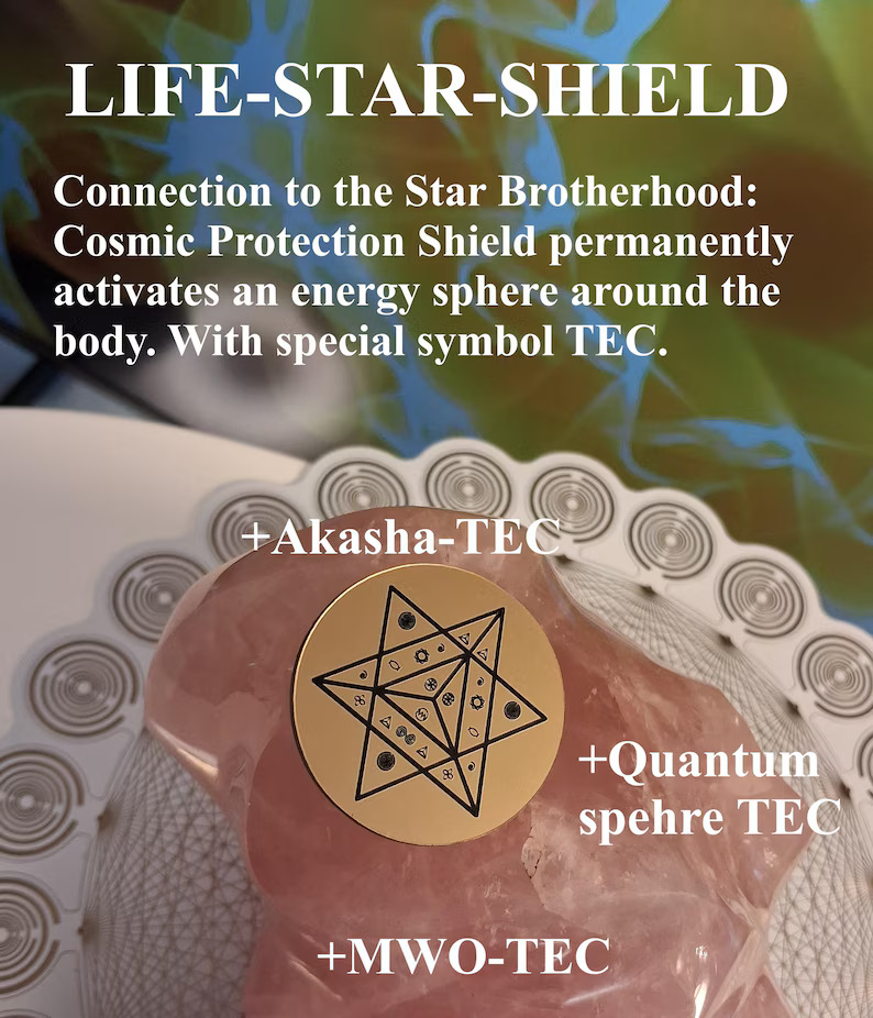 Life Star Shield | mit Aura-Harmonie | Elektrosmog-Schutz | 5G Strahlenschutz | Harmonisierung | EMF Handy-Shield