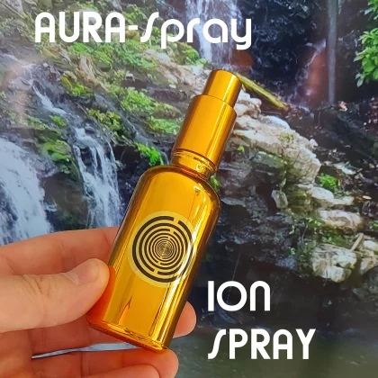 ION Aura Spray Flasche | Bioresonanz | Hausharmonisierung | Biofeld-Konverter | Lichtwasser