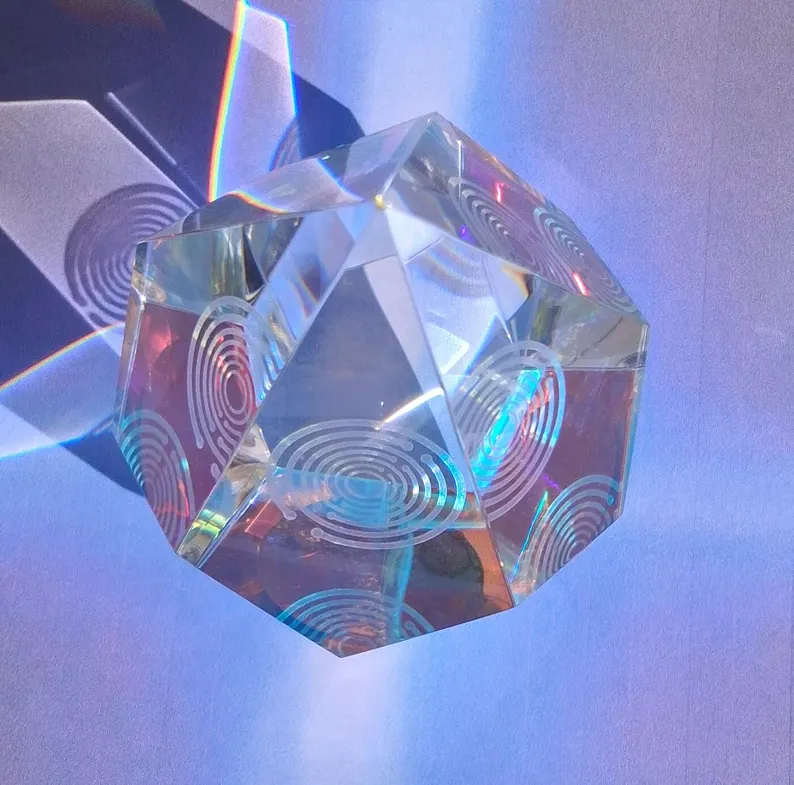Energie Lichtkristall Dodekaeder Pentadom Pyramide – Bild 15